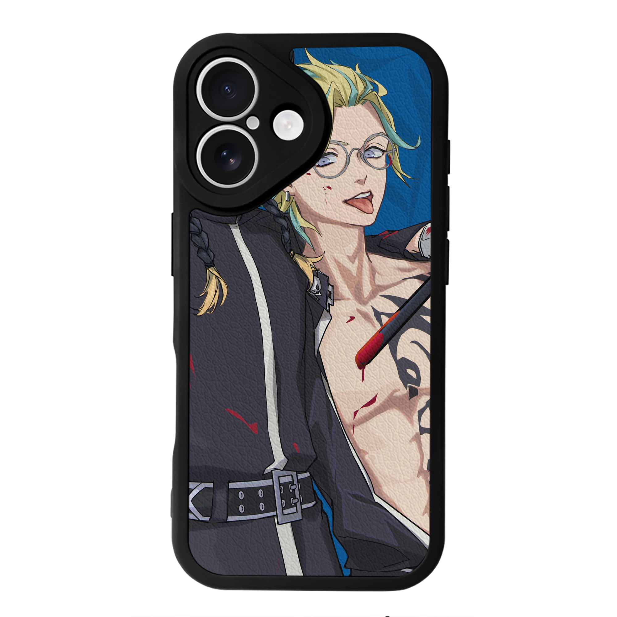 （画像用） 東京リベンジャーズ Tokyo Revengers 【iPhone 16シリーズ対応】シリコンスマホケース（レザー調） 材質：シリコン
